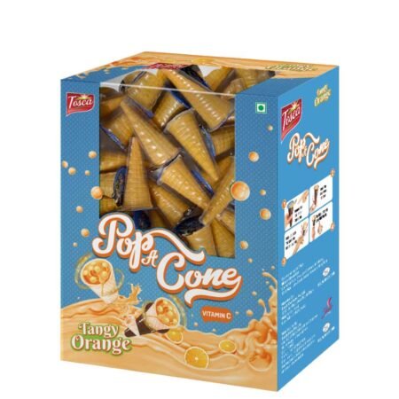 POP A CONE ORANGE BOX 50PCS