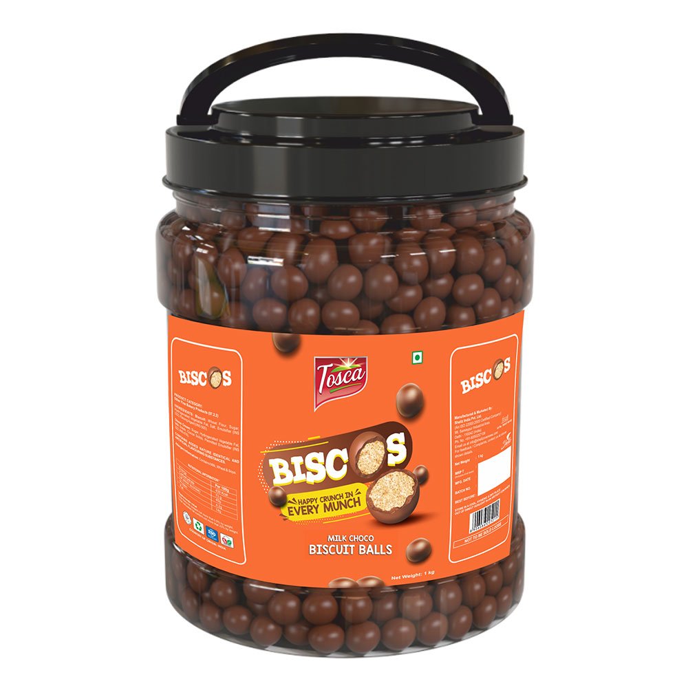 TOSCA BISCOS CHOCO BISCUIT BALLS 1KG