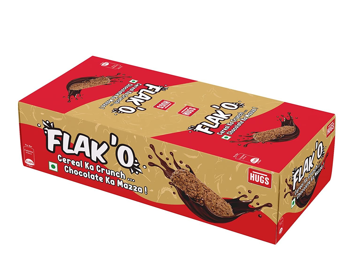 Hugs Flako - Chocolate Cereal Bar (30 pcs)