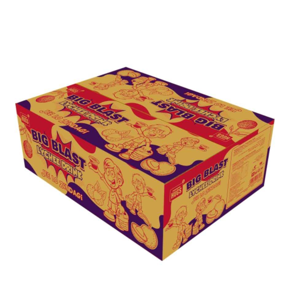 BIG BLAST LYCHEE DRINK CUP 24 PCS BOX