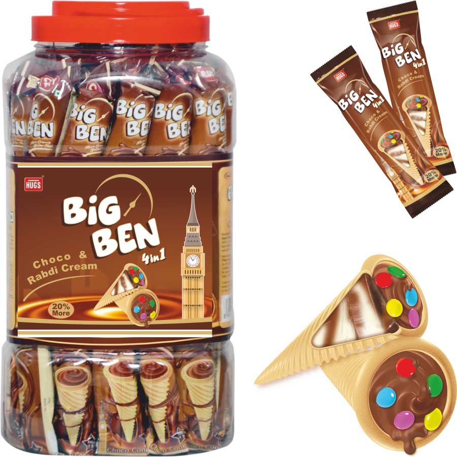 BIG BEN 4 IN 1 JAR 60pcs