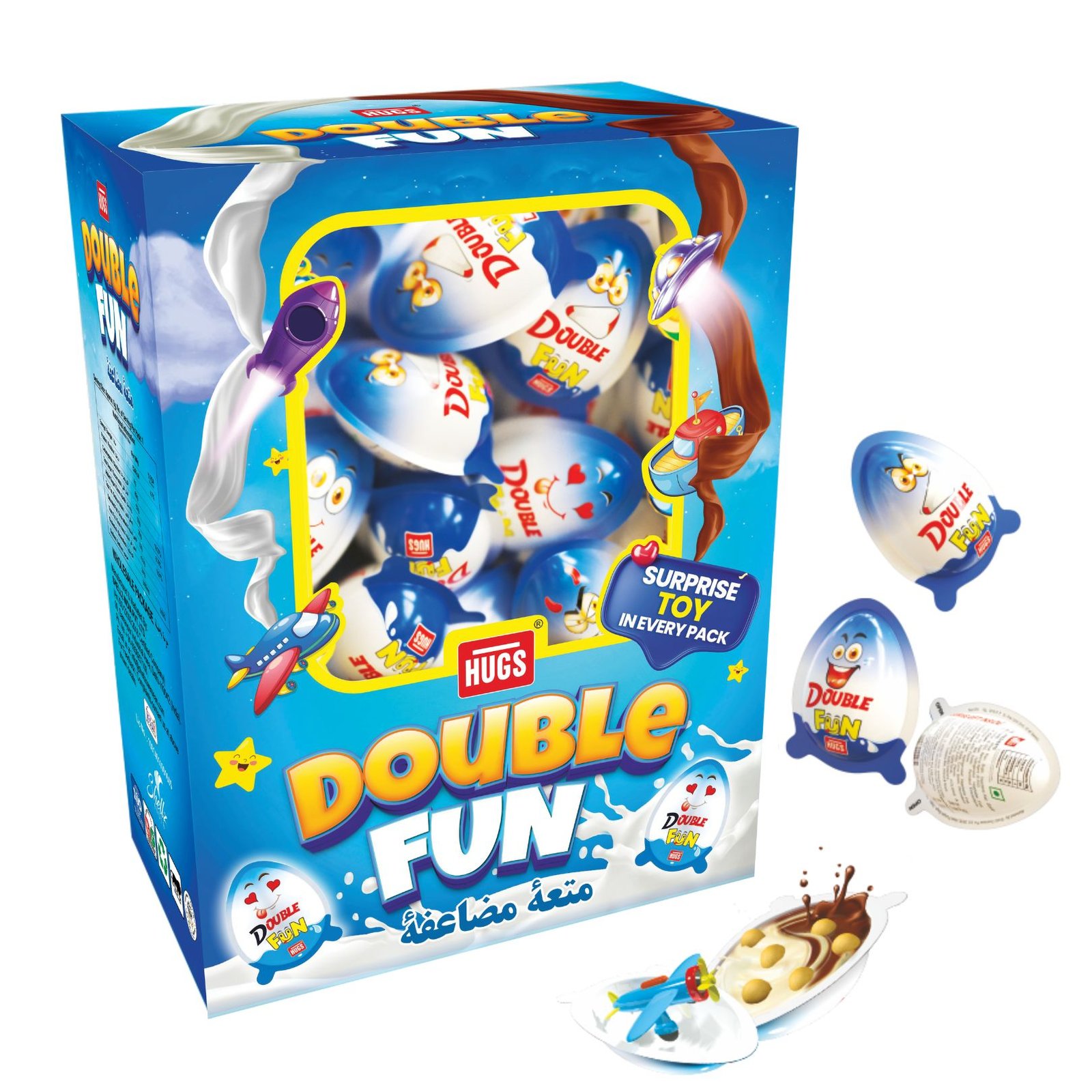 DOUBLE FUN CHOCO BOX 60pcs