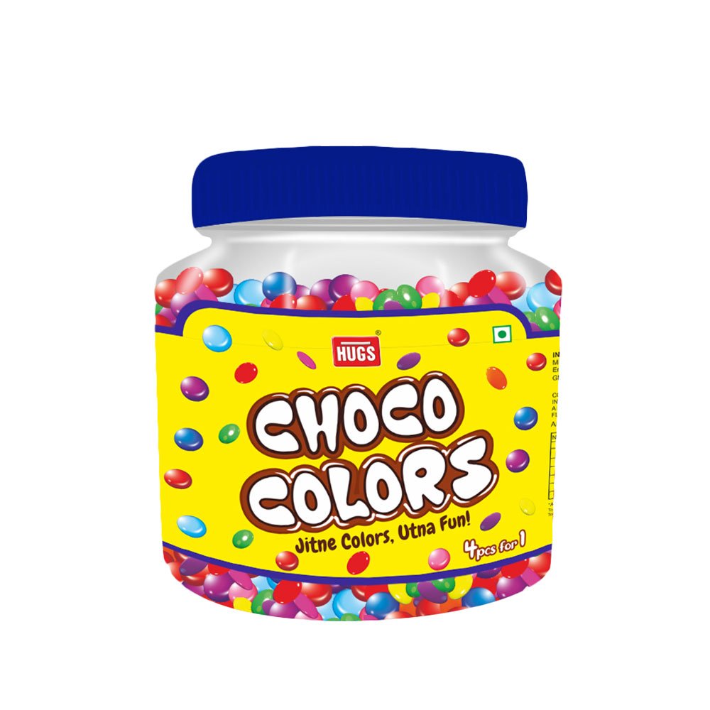HUGS CHOCO COLOURS 450GM
