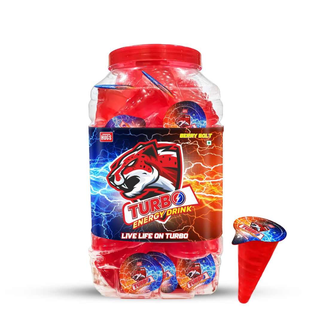 TURBO ENERGY DRINK BERRY BOLT 60PCS