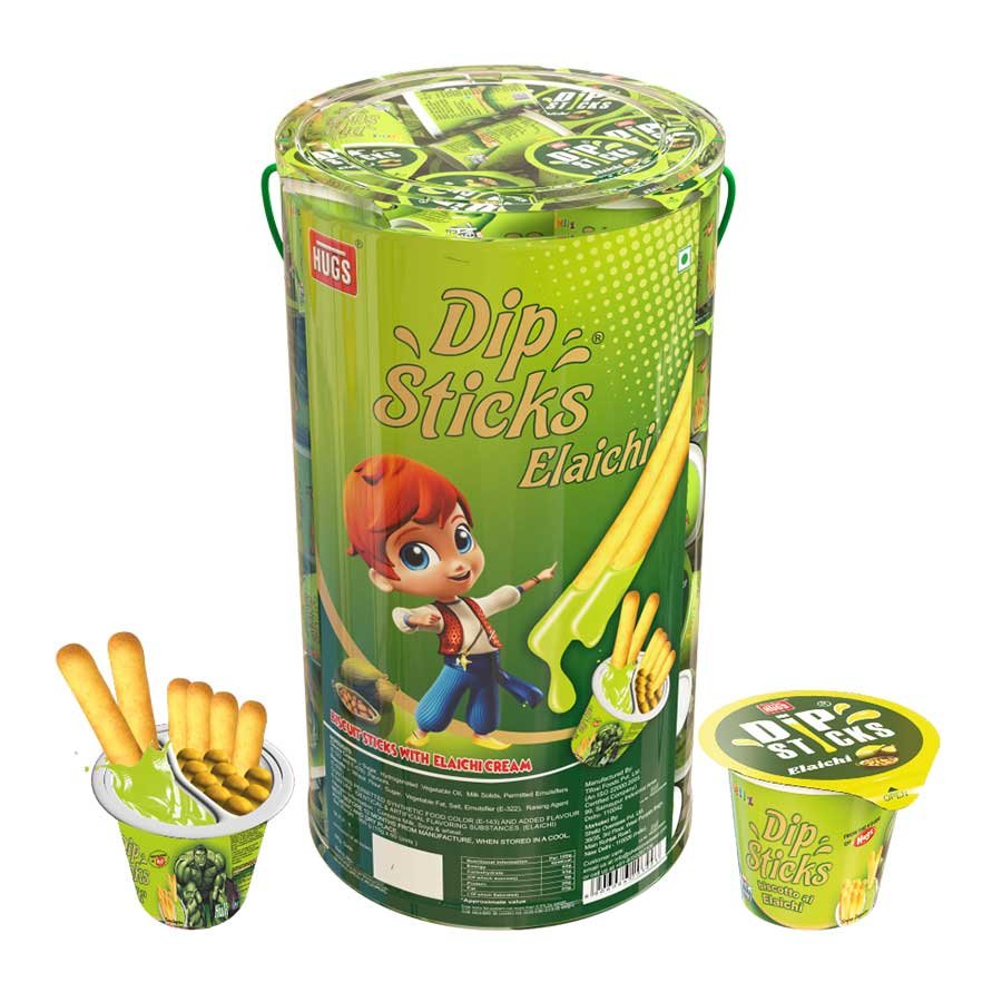 DIP STICKS ELAICHI PVC 60PCS JAR